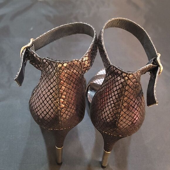 CALL IT SPRING HIGH HEEL STILETTOS OPEN TOE BUCKLE ANKLE STRAP CLOSURE SANDAL - Picture 13 of 14